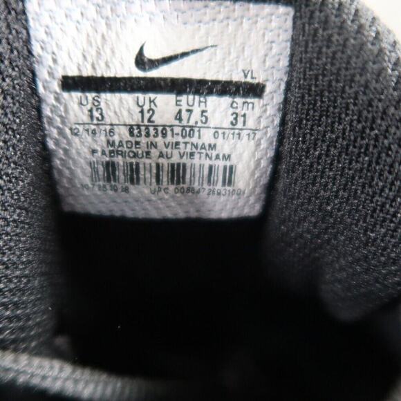 Nike Shoes Mens 13 Football Cleats Vapor Fastflex Athletic Sport Black White Vpr - Picture 15 of 16